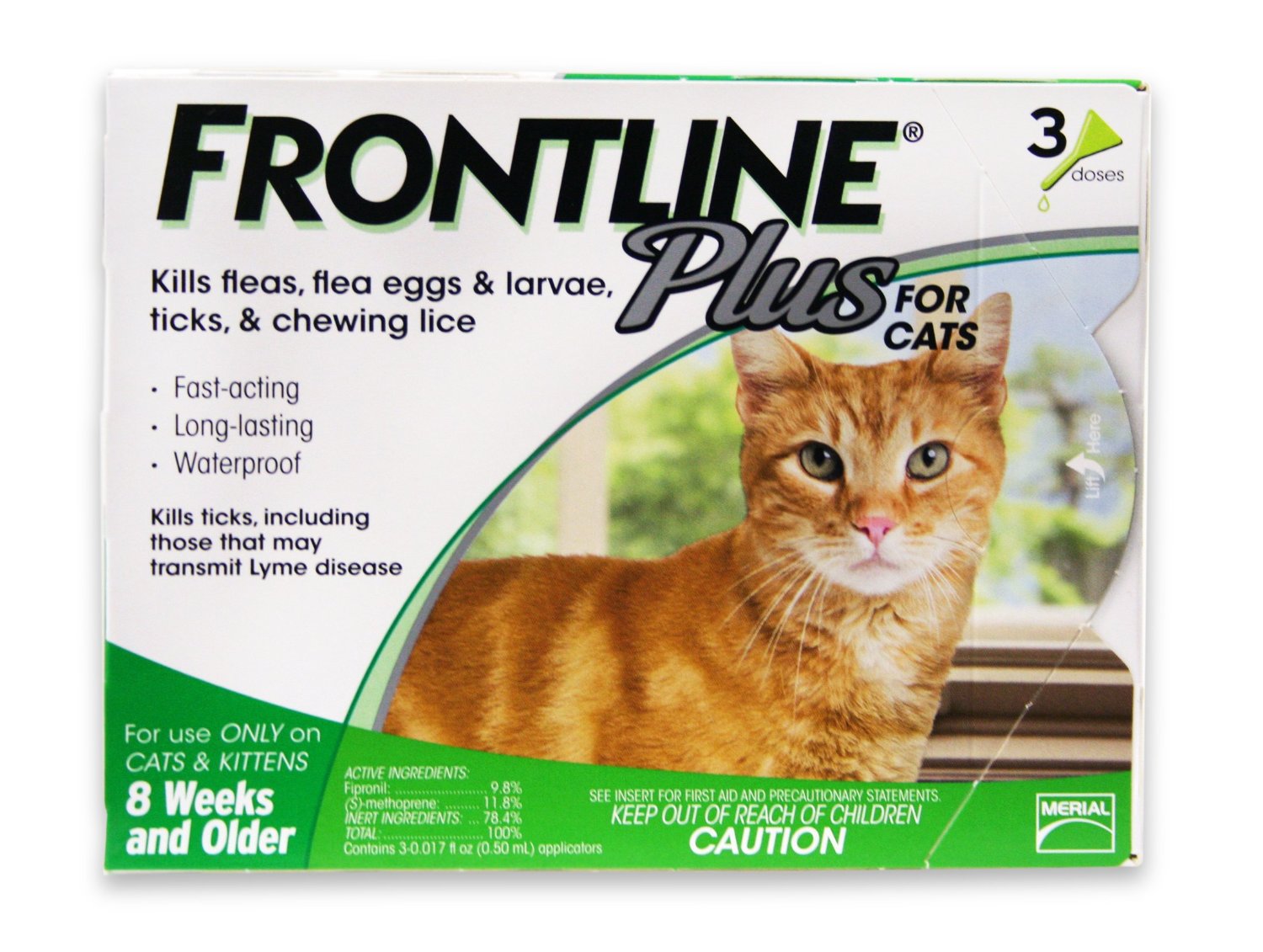 Thuốc trị ve rận nhỏ gáy Frontline Plus cho mèo