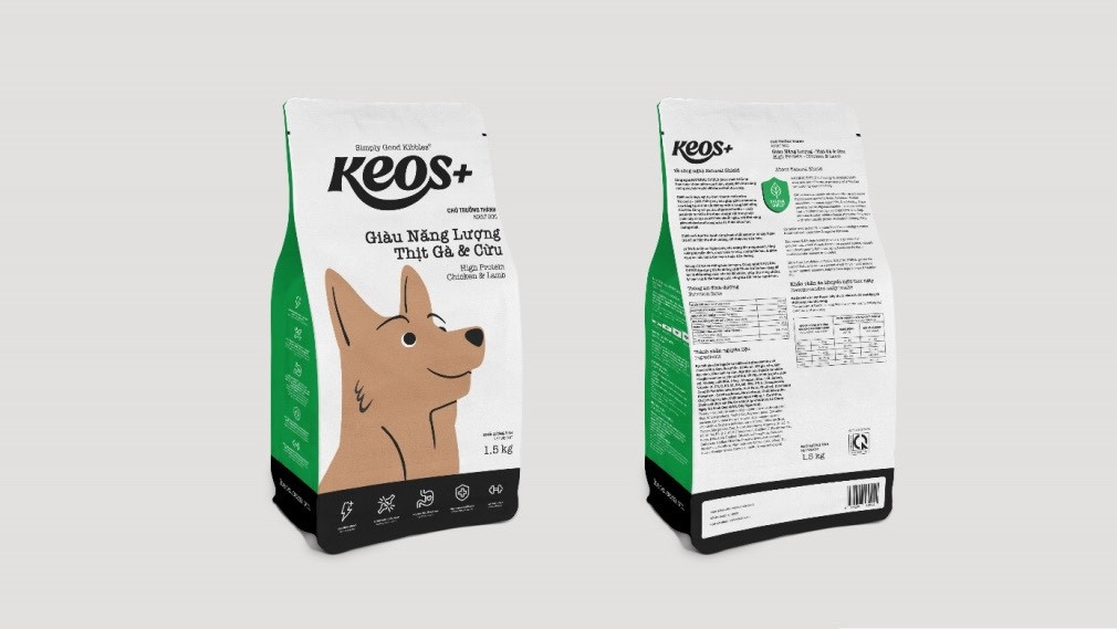 Keos - thức ăn dinh dưỡng cho chó cưng
