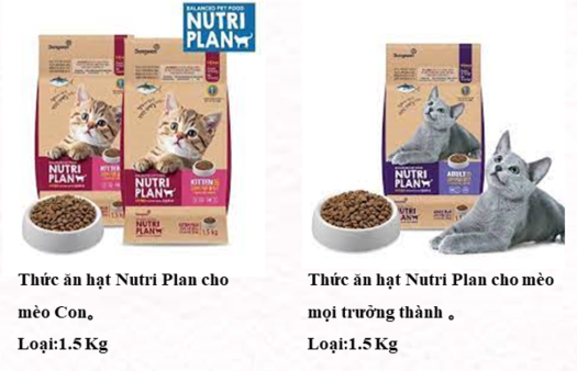 Nutri Plan Thức ăn cho mèo con và lớn - Thức ăn khô | Pétshop.vn