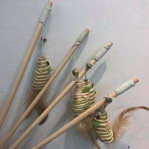 Cần câu mèo gỗ