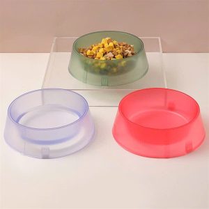 Bát ăn nhựa trong M