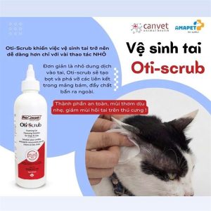 Nước vệ sinh tai tạo bọt Otis Scrub 120ml